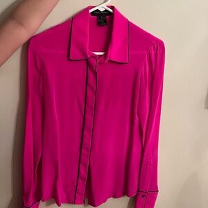 Pink Tartan Shirt - Size 0